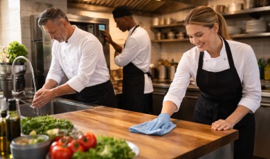 Hygiënisch werken in de horeca